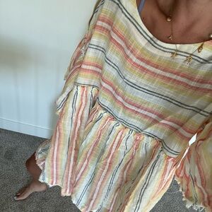 Freepeople tunic dress striped